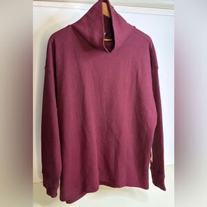 NWT Lands End Burgundy Sweater xxl
